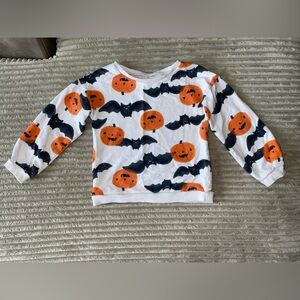 🎃 Carters Halloween Pumpkin Bat Top - Size 6/6X